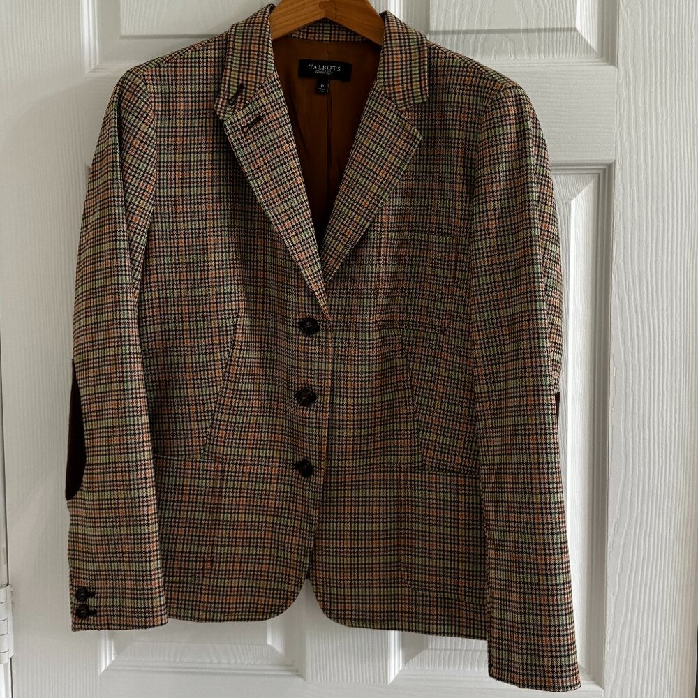 Talbots Women's Flattering Classic Blazer Jacket, Size 16